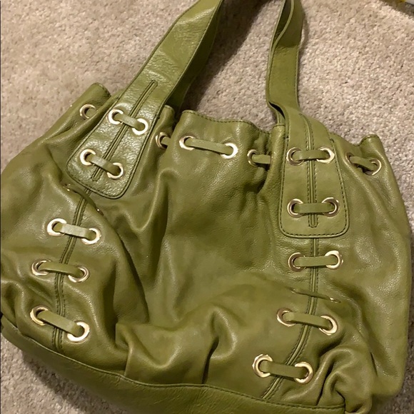 Michael Kors Olive Green Purse - Picture 5 of 7